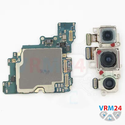 How to disassemble Samsung Galaxy S24+ SM-S921, Step 17/2