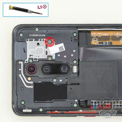 How to disassemble Xiaomi Mi 9T, Step 3/1