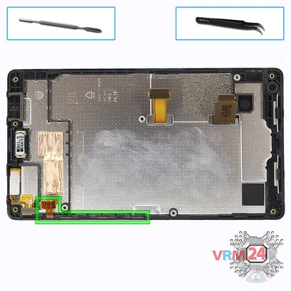 How to disassemble Nokia X2 RM-1013, Step 9/1