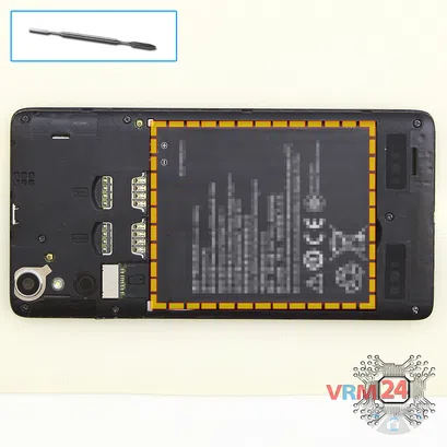 How to disassemble Lenovo A6000, Step 2/1