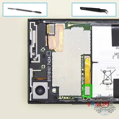 Cómo desmontar Sony Xperia XA1, Paso 3/1
