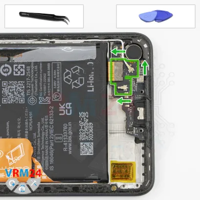 How to disassemble Huawei Nova 11i, Step 9/1