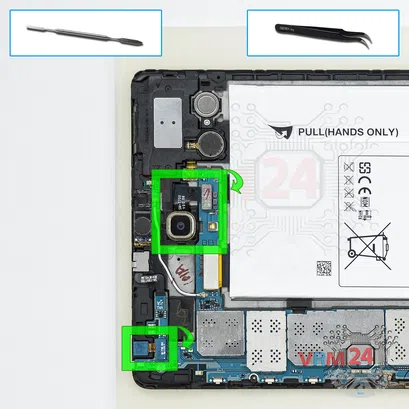 How to disassemble Samsung Galaxy Tab S 8.4'' SM-T705, Step 5/1