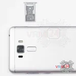 Cómo desmontar Asus ZenFone 3 Laser ZC551KL, Paso 2/2