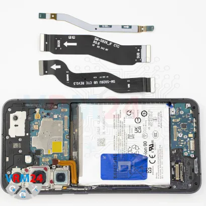 How to disassemble Samsung Galaxy S24+ SM-S921, Step 9/2