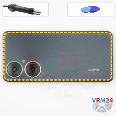 How to disassemble Huawei Nova 11i, Step 3/1