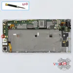 How to disassemble Huawei Ascend G6 / G6-L11, Step 6/1