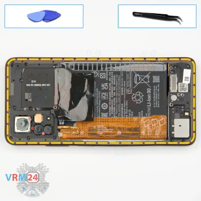 How to disassemble Xiaomi POCO X4 Pro, Step 7/1