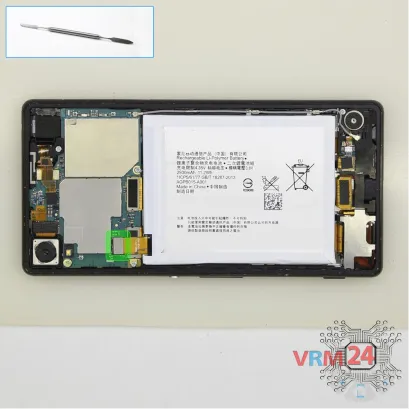 How to disassemble Sony Xperia Z3 Plus, Step 2/1