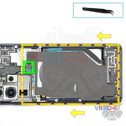 How to disassemble Samsung Galaxy S20 Ultra SM-G988, Step 5/1