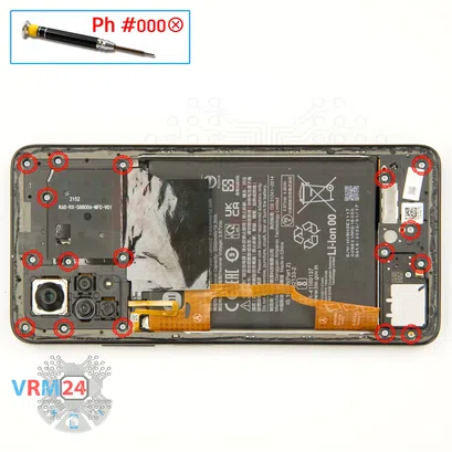 How to disassemble Xiaomi Redmi Note 11 Pro, Step 4/1