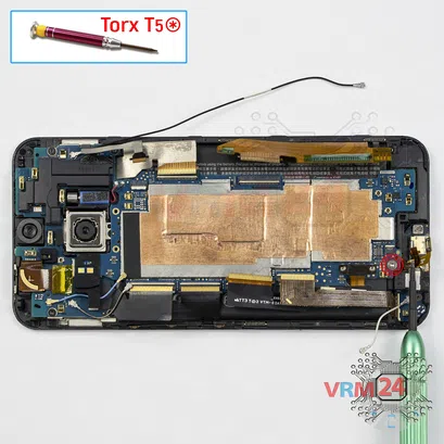 How to disassemble HTC One M9 Plus, Step 8/1