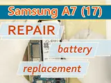Samsung Galaxy A7 (2017) SM-A720 Замена аккумулятора