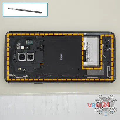 How to disassemble Samsung Galaxy S9 Plus SM-G965, Step 4/1