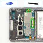 How to disassemble Samsung Galaxy S10 5G SM-G977, Step 13/1