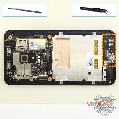 How to disassemble Asus ZenFone 4 A450CG, Step 9/1