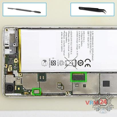 How to disassemble Huawei Ascend P7, Step 10/1