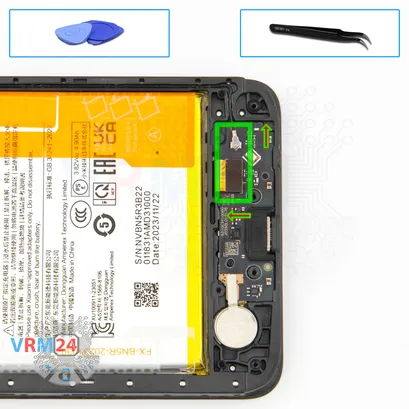 How to disassemble Xiaomi Redmi A3, Step 9/1