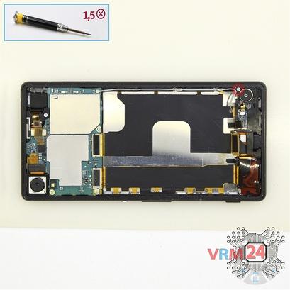How to disassemble Sony Xperia Z3 Plus, Step 6/1