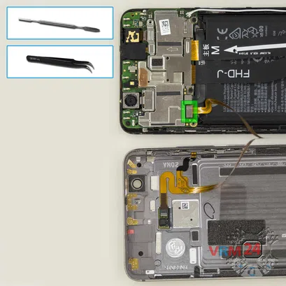 How to disassemble Huawei Nova, Step 5/1