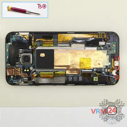 How to disassemble HTC One M9, Step 6/1