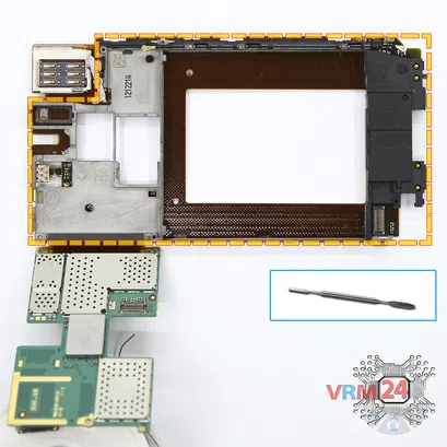 How to disassemble Nokia Lumia 920 RM-820, Step 14/1