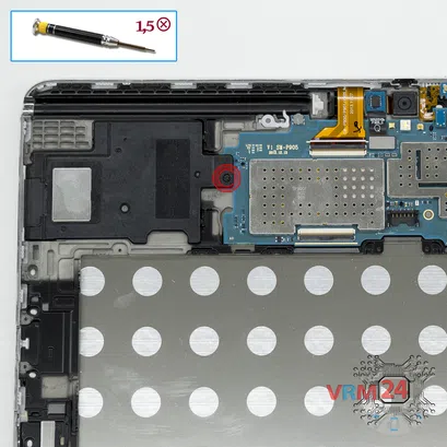 Cómo desmontar Samsung Galaxy Note Pro 12.2'' SM-P905, Paso 12/1