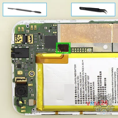 How to disassemble ZTE Blade S6, Step 5/1