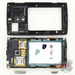 How to disassemble Sony Ericsson Xperia X10, Step 4/2