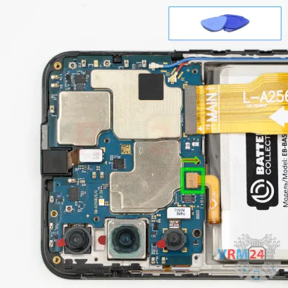 Como desmontar Samsung Galaxy A25 SM-A256 por si mesmo, Passo 9/1