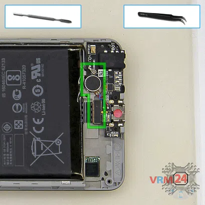 Cómo desmontar Asus ZenFone 3 Zoom ZE553KL, Paso 8/1