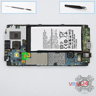 How to disassemble Samsung Galaxy A3 SM-A300, Step 5/1