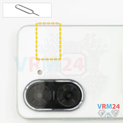 How to disassemble Xiaomi RedMi A5, Step 2/1