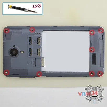 How to disassemble Micromax Canvas Pace Q415, Step 3/1
