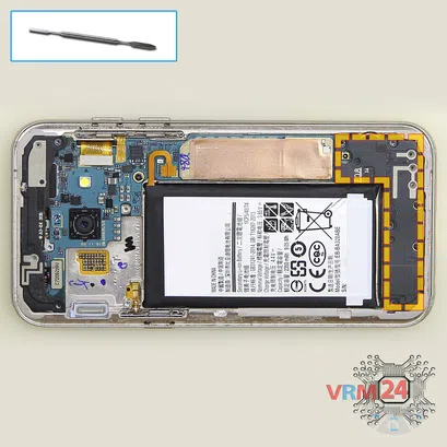 How to disassemble Samsung Galaxy A3 (2017) SM-A320, Step 7/1