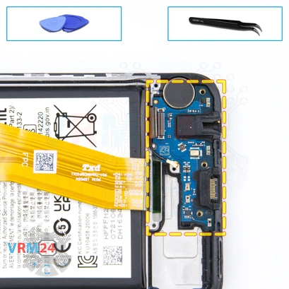 How to disassemble Samsung Galaxy A03s SM-037, Step 16/1