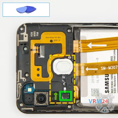 How to disassemble Samsung Galaxy M30s SM-M307, Step 4/1