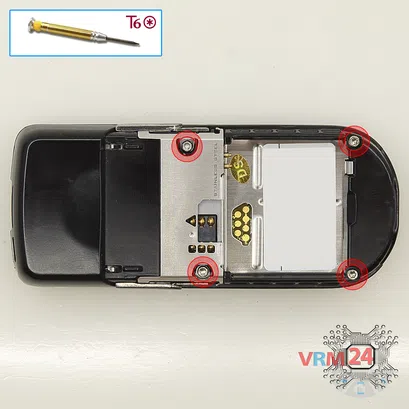 How to disassemble Nokia 8800 Sirocco RM-165, Step 3/1