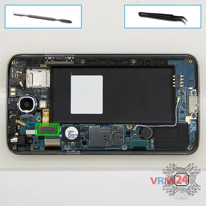 How to disassemble Samsung Galaxy Round SM-G910S, Step 5/1