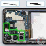 Como desmontar Samsung Galaxy A72 SM-A725, Passo 14/1