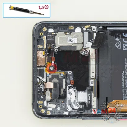 How to disassemble Huawei Mate 20 Pro, Step 22/1