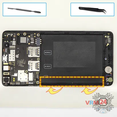 How to disassemble Lenovo K3 Note, Step 6/1