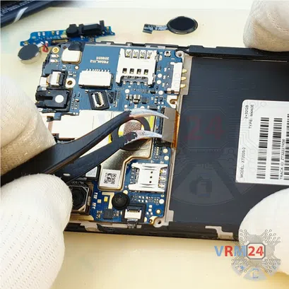 Como desmontar Motorola Moto E6 Plus XT2025, Passo 14/3