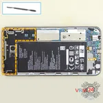 How to disassemble LG X cam K580, Step 7/1