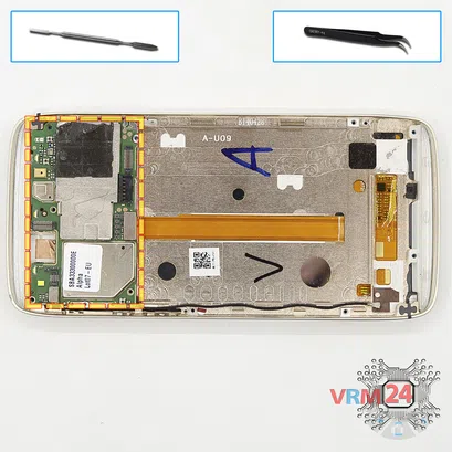 How to disassemble Alcatel OT Idol Alpha 6032X, Step 10/1