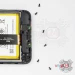 Como desmontar Lenovo A5, Passo 8/2