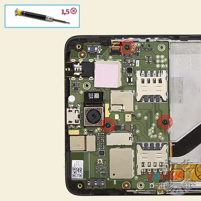 How to disassemble Lenovo Vibe P1m, Step 7/1