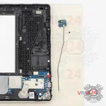 Como desmontar Lenovo Tab M10 TB-X605L, Passo 9/2