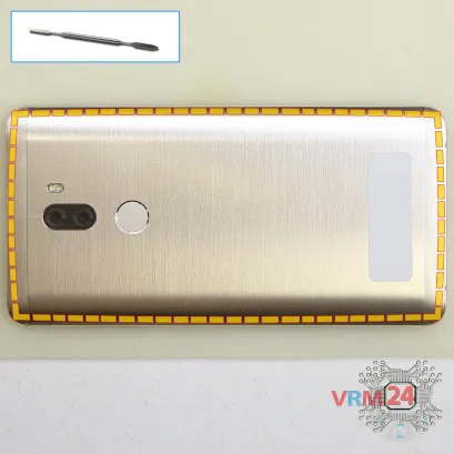 How to disassemble Xiaomi Mi 5S Plus, Step 3/1