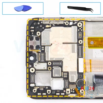 Como desmontar vivo V21e por si mesmo, Passo 17/1